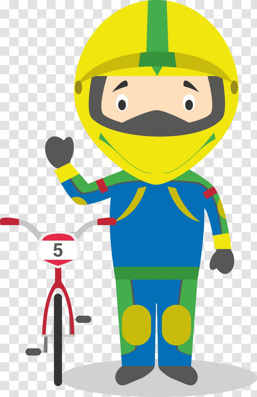 BMX Cartoon Photography Illustration - Cycling - A Bicycle Boy Transparent PNG