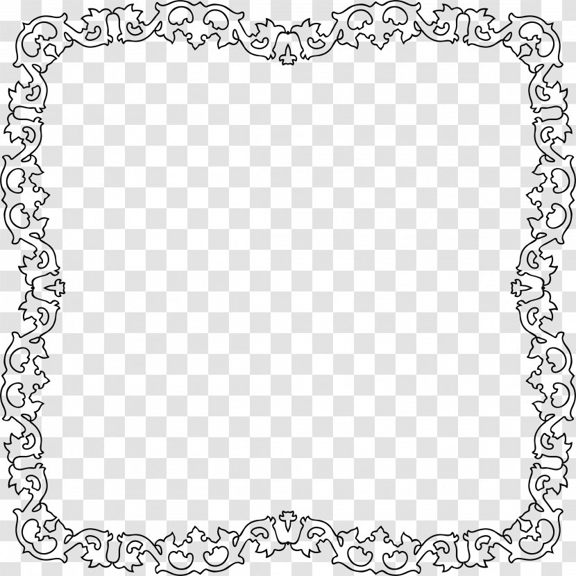 Picture Frames Clip Art - Visual Arts - Black Transparent PNG