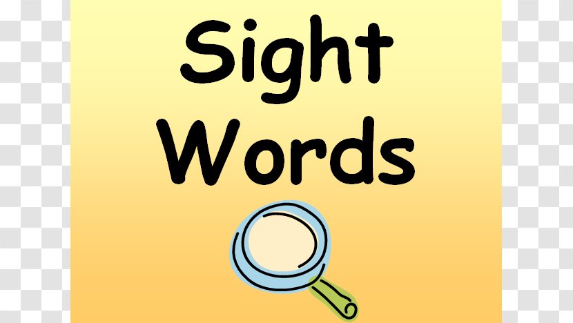 Sight Word Dolch List Family Fluency - Logo - Smile Cliparts Transparent PNG