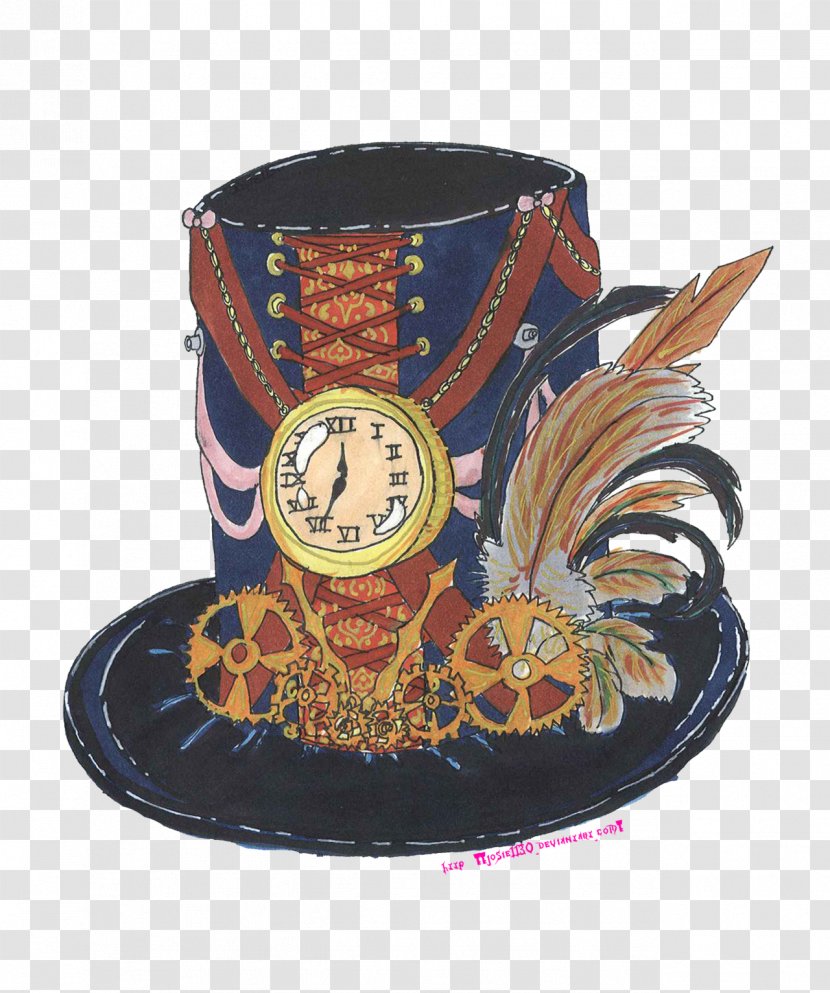 Top Hat Steampunk Goggles - Drawing Transparent PNG