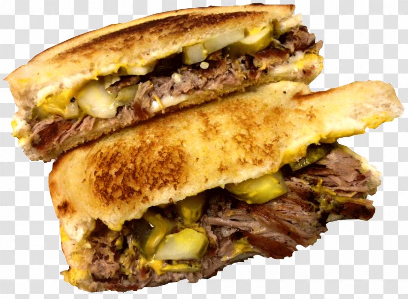 Breakfast Sandwich Cheeseburger Patty Melt Cheesesteak Delicatessen - Fast Food - Knickerbockers Transparent PNG