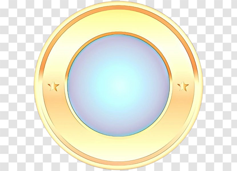 Yellow Circle - Cartoon - Meter Transparent PNG