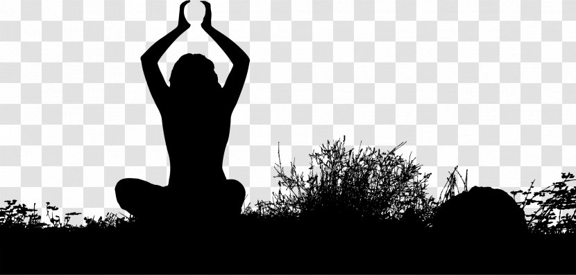 Yoga Kundalini Physical Exercise Asana - Monochrome Photography - Silhouette Transparent PNG