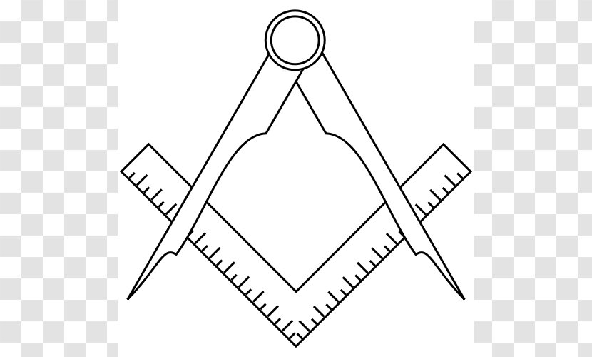 Freemasonry Masonic Lodge Square And Compasses Clip Art - Diagram - Illuminati Symbol Cliparts Transparent PNG