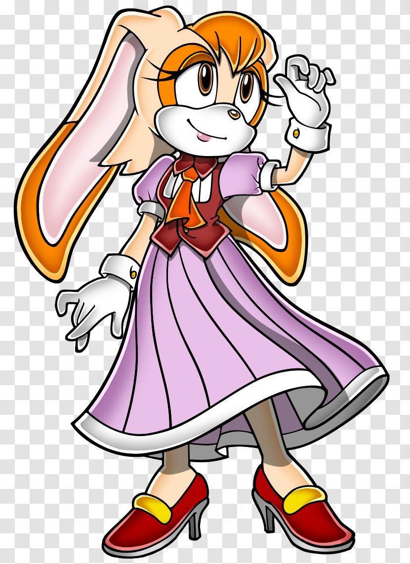 Cream The Rabbit Vanilla Sonic Hedgehog Advance 2 - Chaos Emeralds Transparent PNG