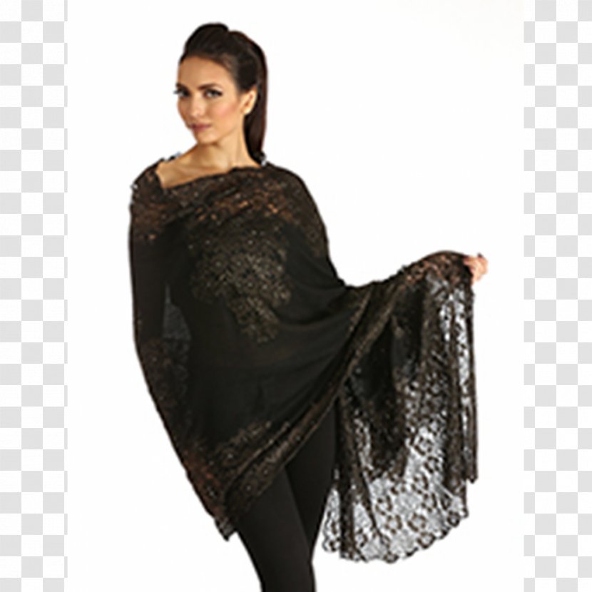 Shawl Changthangi Clothing Pashmina Lace - Blouse - Arabs Wearing Scarf Transparent PNG