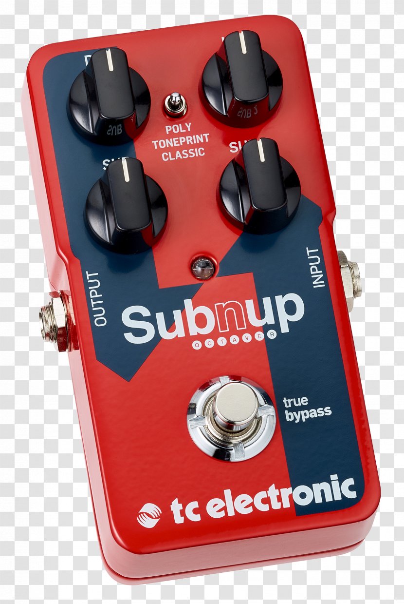 Effects Processors & Pedals Octave Effect TC Electronic Sub 'N' Up Octaver Guitar - Pedalboard Transparent PNG