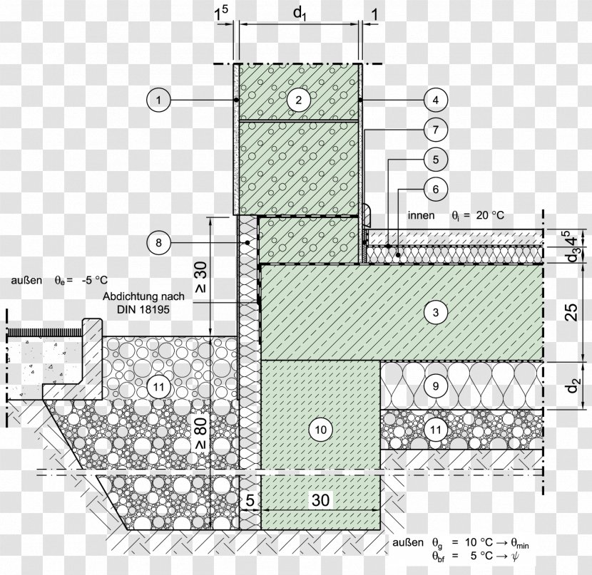 Architectural Engineering Fundament Beton-Fertiggarage Concrete Foundation - Sock Transparent PNG