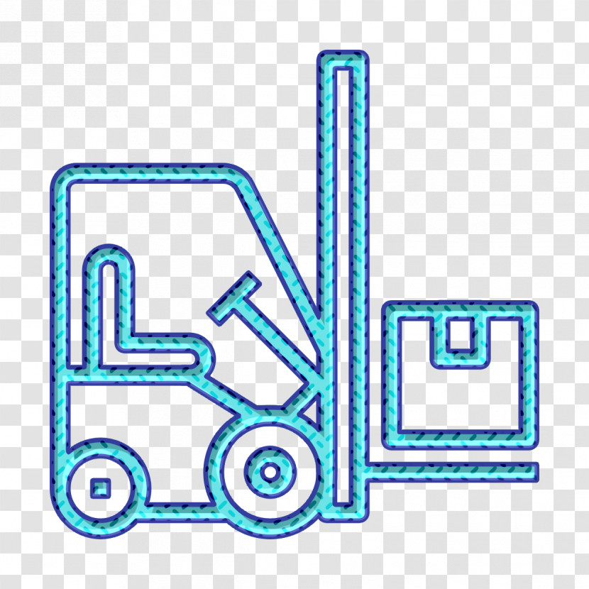 Logistics Icon Forklift Icon Transparent PNG