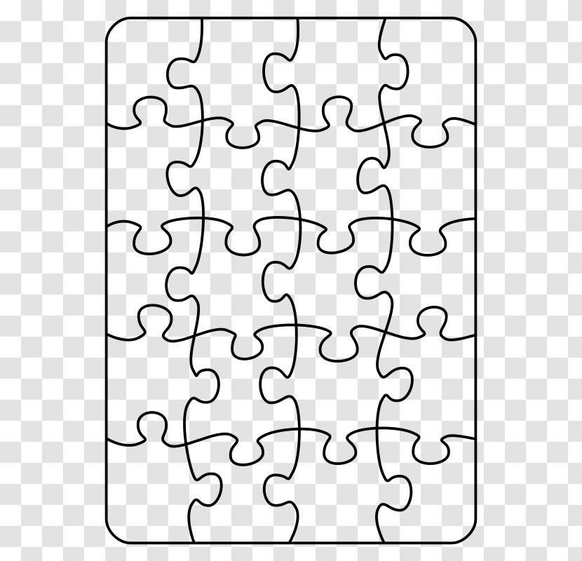 Jigsaw Puzzles Template Puzzle Video Game - Pattern Transparent PNG