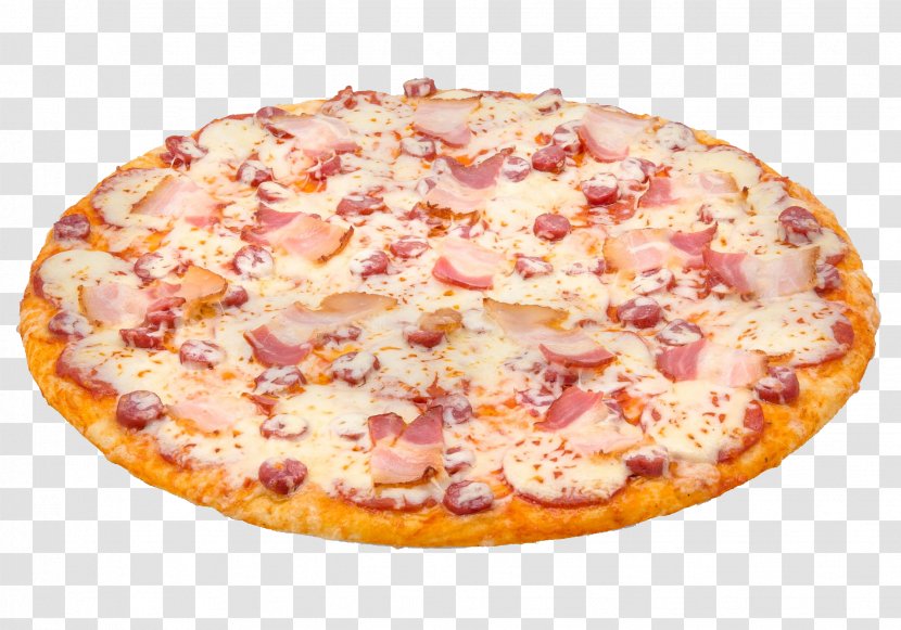 Pizza Salami Ham Italian Cuisine Barbecue - Mozzarella Transparent PNG