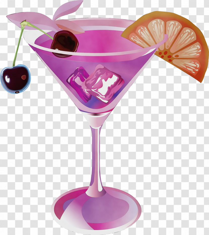 Martini Glass Drink Cocktail Garnish Alcoholic Beverage Stemware Transparent PNG