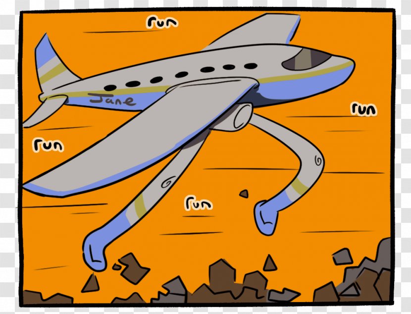Airplane Cartoon Clip Art - Wing Transparent PNG