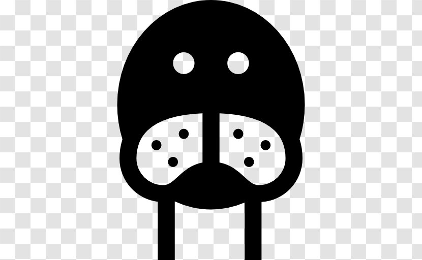 Walrus - Head - Black And White Transparent PNG