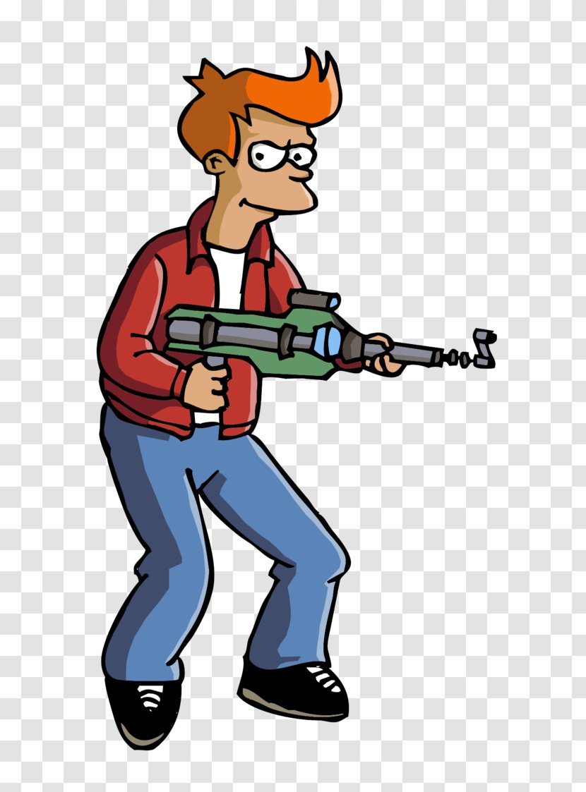 Philip J. Fry Bender Leela Planet Express Ship Professor Farnsworth - Standing Transparent PNG