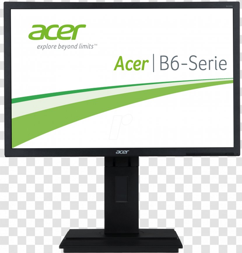 Computer Monitors ACER B246H 24 Inch 1920 X 1080 IPS DVI Spk Acer B6 XR382CQK Monitor - Output Device Transparent PNG