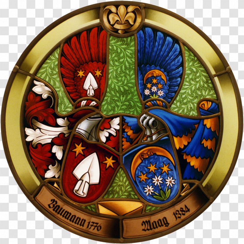 Stained Glass Badge Transparent PNG