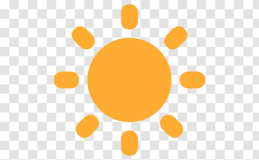 SUN RAY - Orange - Point Transparent PNG