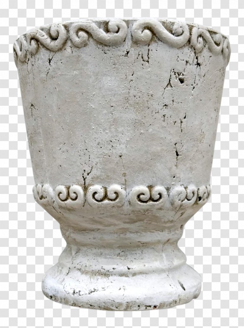 Stone Carving Vase Urn Rock Transparent PNG