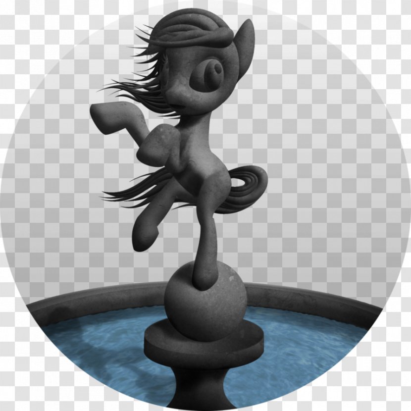Figurine Black - Sculpture - Bronze Bird Fountain Transparent PNG