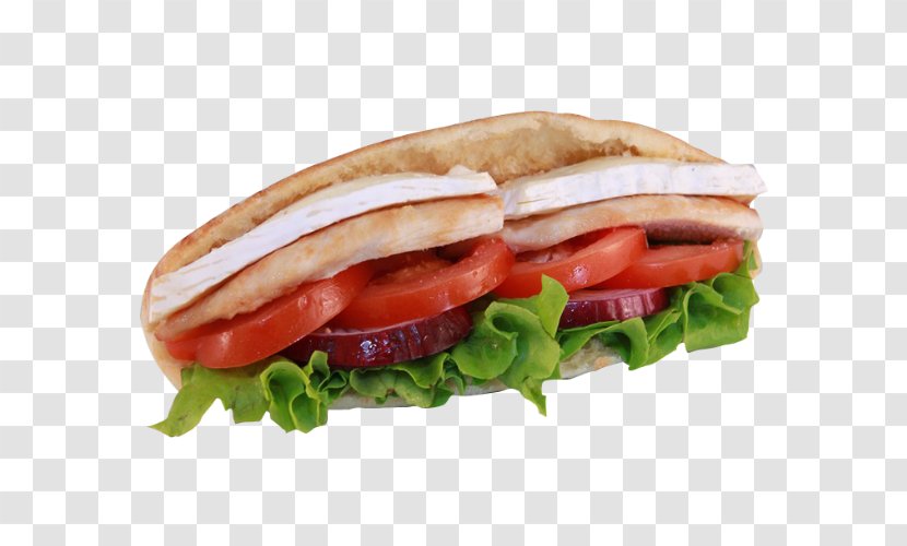 Ham And Cheese Sandwich Fast Food Pizza Hot Dog BLT - Bacon Transparent PNG