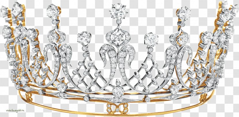 Tiara Diamond Jewellery Christie's La Peregrina Pearl - Crown Transparent PNG