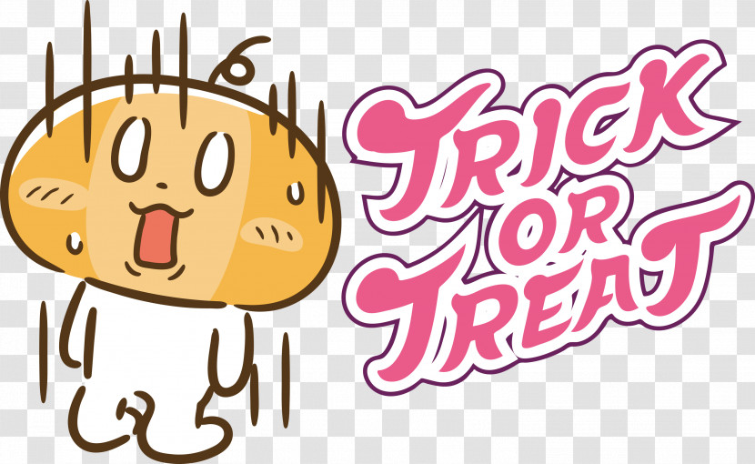 TRICK OR TREAT Happy Halloween Transparent PNG