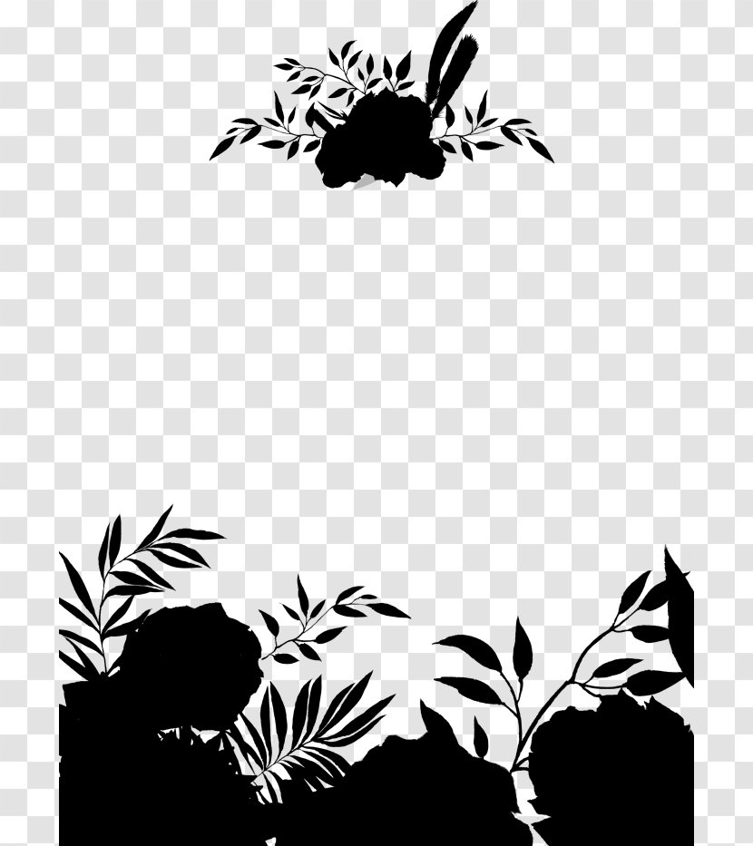 Tree Branch Silhouette - Leaf - Stencil Transparent PNG