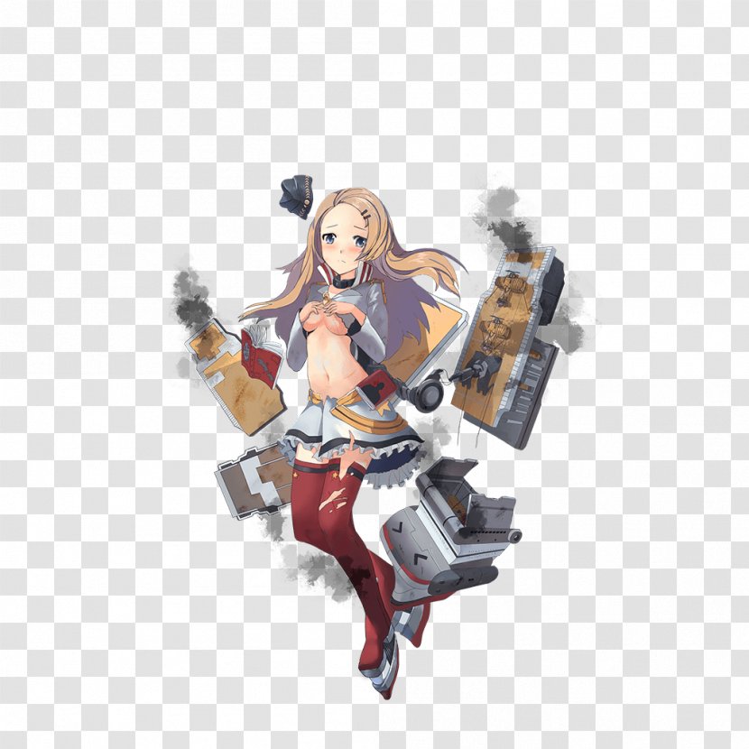 Battleship Girls USS Langley City Pensacola-class Cruiser Seaplane Tender - Light Aircraft Carrier - Figurine Transparent PNG