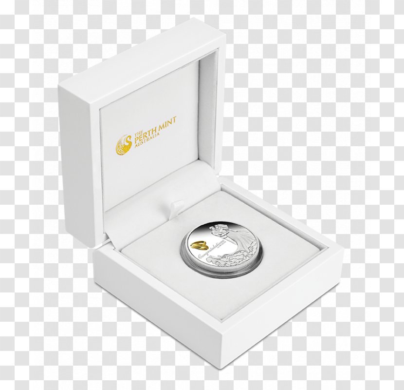 Perth Mint Silver Coin Wedding - Gold Transparent PNG