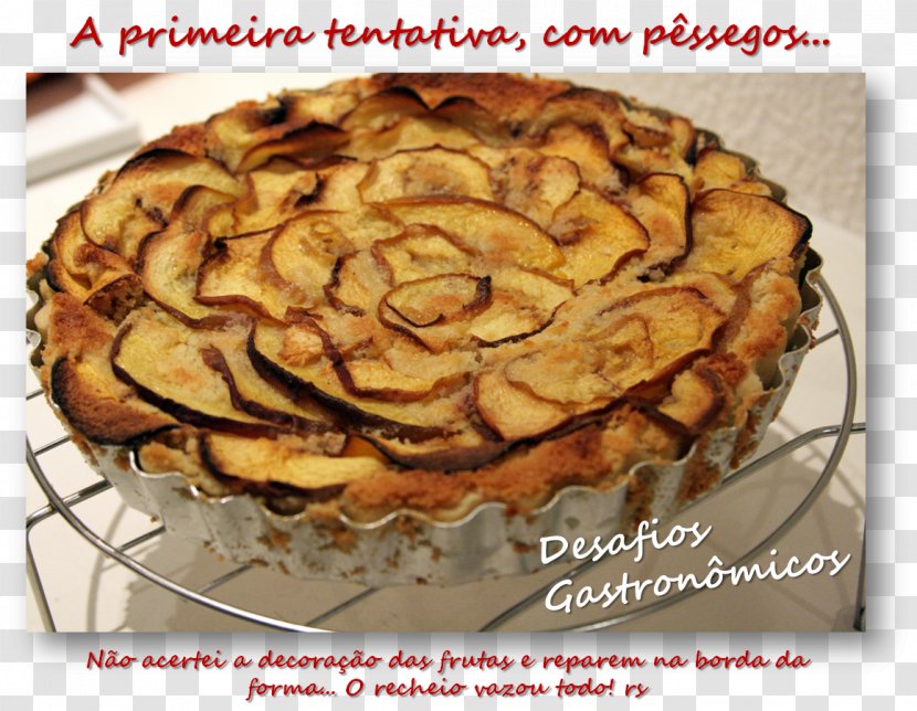Apple Pie Treacle Tart Recipe - Watercolor - Peixe Assado No Forno Simples Transparent PNG