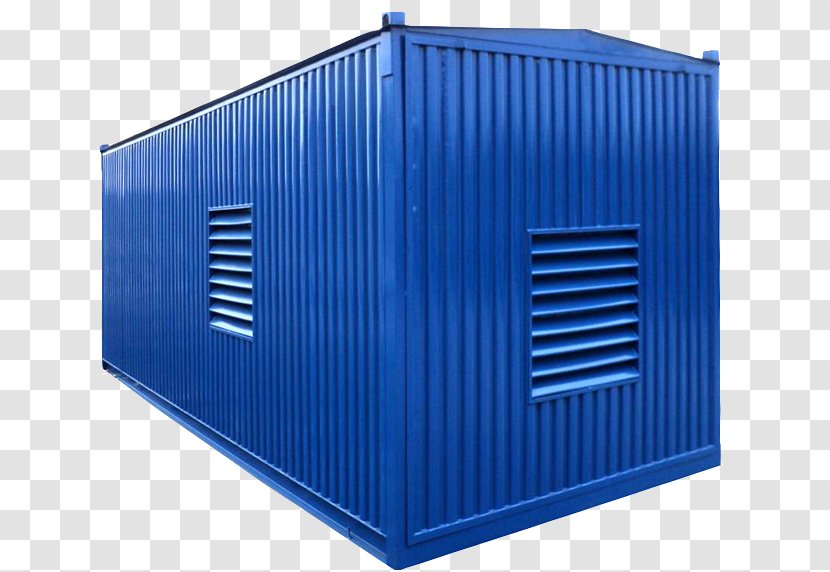 Shipping Container Intermodal Блок-контейнер Power Station Diesel Generator - Heater Transparent PNG