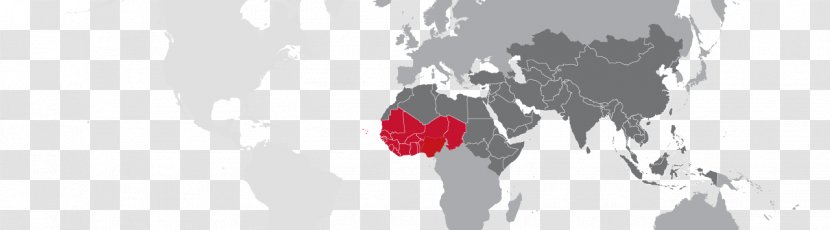 World Map Globe Mapa Polityczna - West Africa Transparent PNG