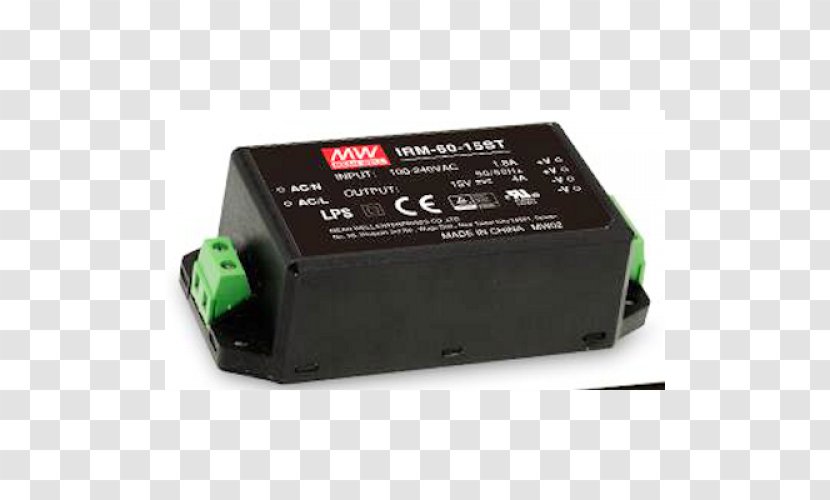 AC Adapter Power Converters MeanWell AC/DCPrintnetzteil MEAN WELL Enterprises Co., Ltd. IRM-60-12ST - System - Irmão Metralha Transparent PNG