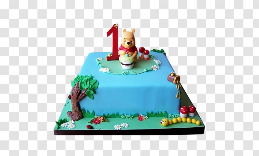 Winnie The Pooh Birthday Cake Cupcake Chantilly - Winnipeg - 1st Transparent PNG