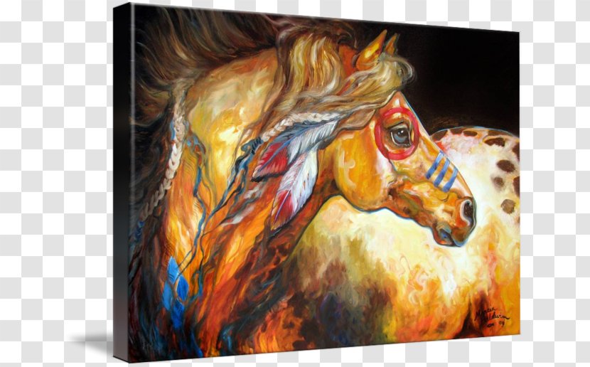 Painting Horse United States American Indian Wars Art - Like Mammal - War Transparent PNG