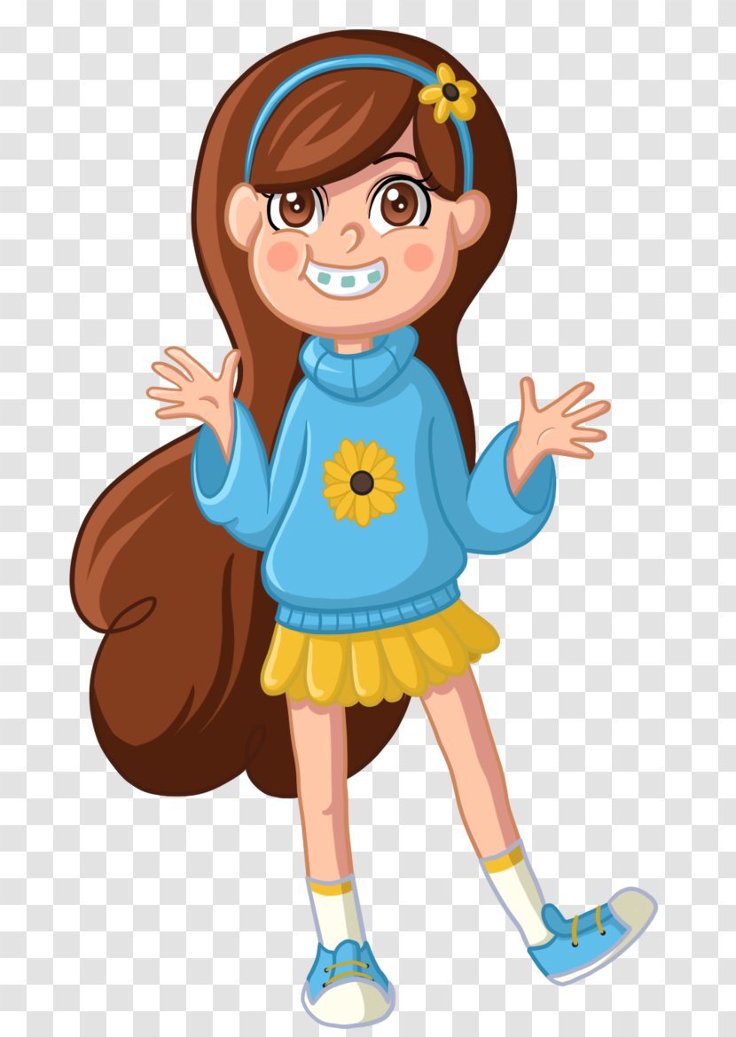 Mabel Pines Dipper Character Disney Channel Art - Heart Transparent PNG