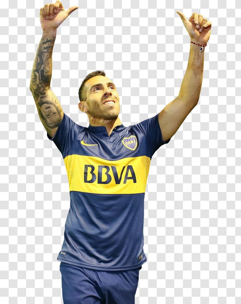 Carlos Tevez Boca Juniors Superliga Argentina De Fútbol Club Atlético River Plate Football - Outerwear Transparent PNG