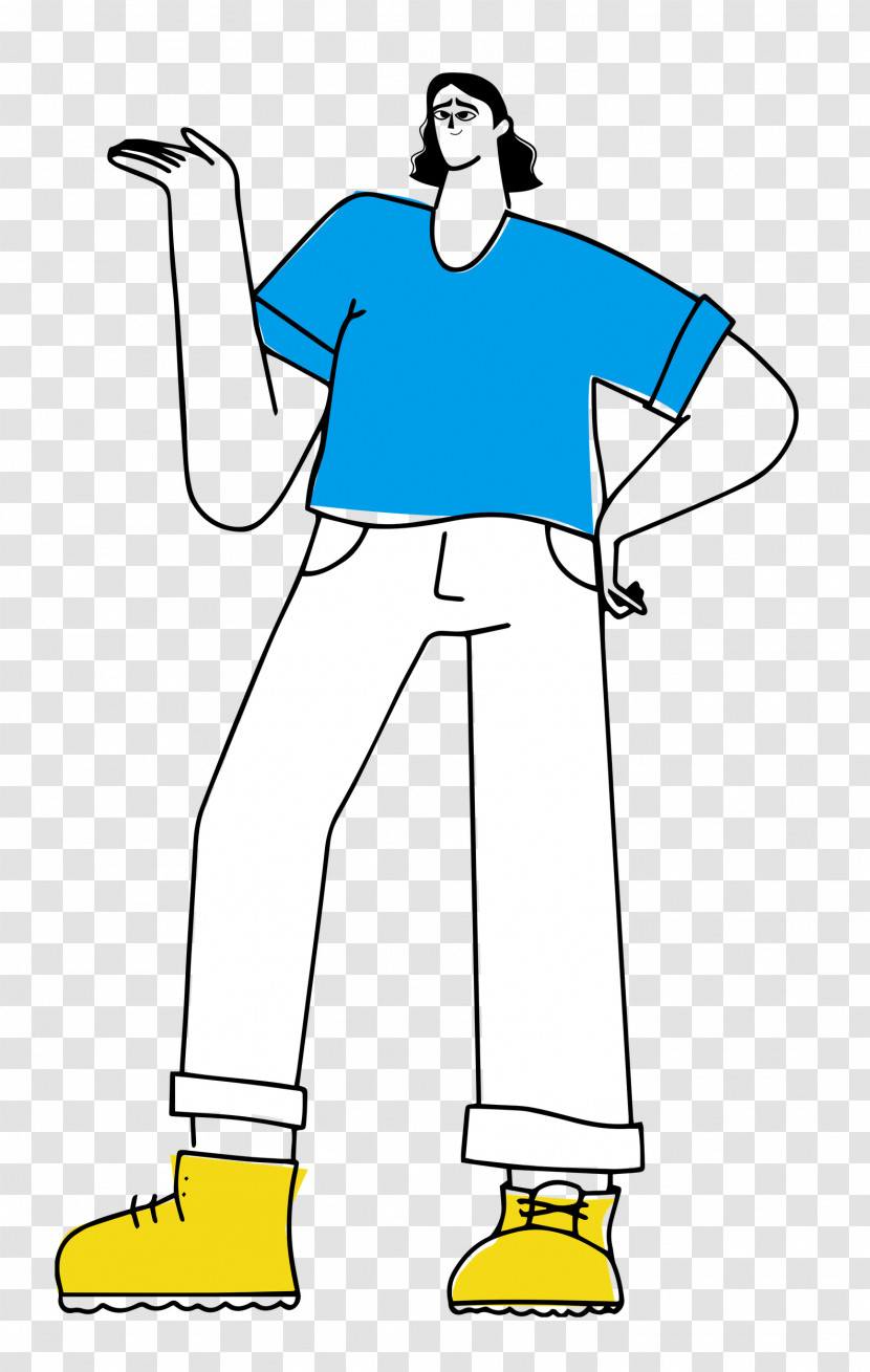 Girl Standing Transparent PNG