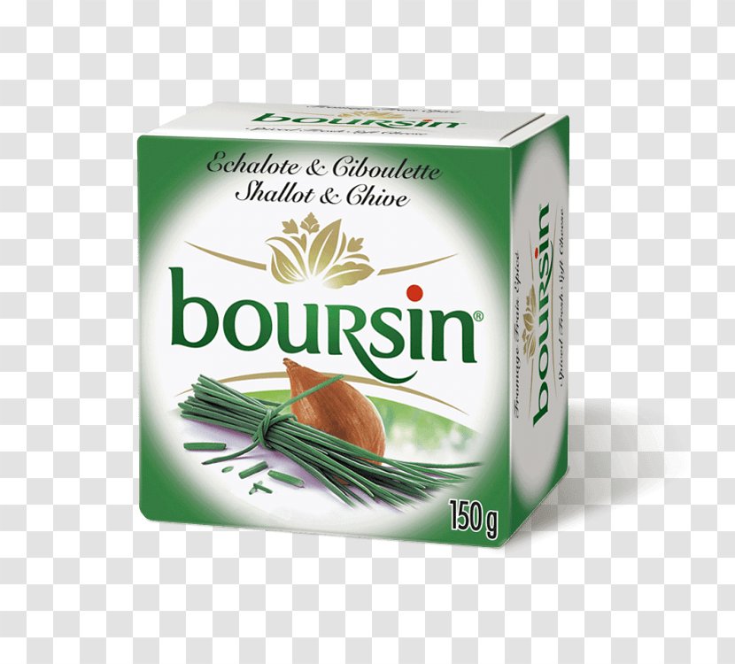 Boursin Cheese Shallot Chives Transparent PNG