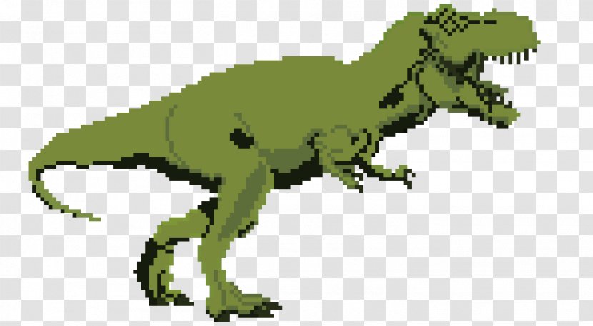 Tyrannosaurus Rex Dinosaur Carnotaurus Pixel Art - Fauna Transparent PNG