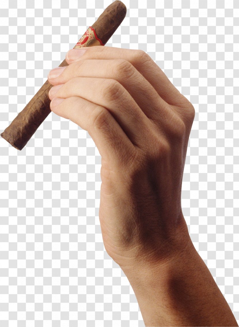 Cigarette Blunt Tobacco Pipe - In Hand Image Transparent PNG