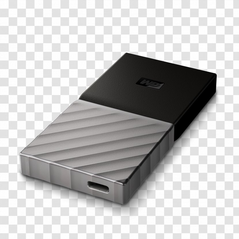 My Passport Solid-state Drive Western Digital Hard Drives USB 3.1 - Electronics Accessory Transparent PNG