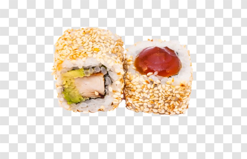 California Roll Sushi Makizushi Smoked Salmon Caesar Salad - Avocado Transparent PNG