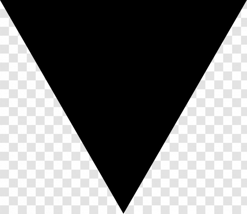 Black Triangle Arrow Color Symbol - Ole Henriksen - TRIANGLE Transparent PNG