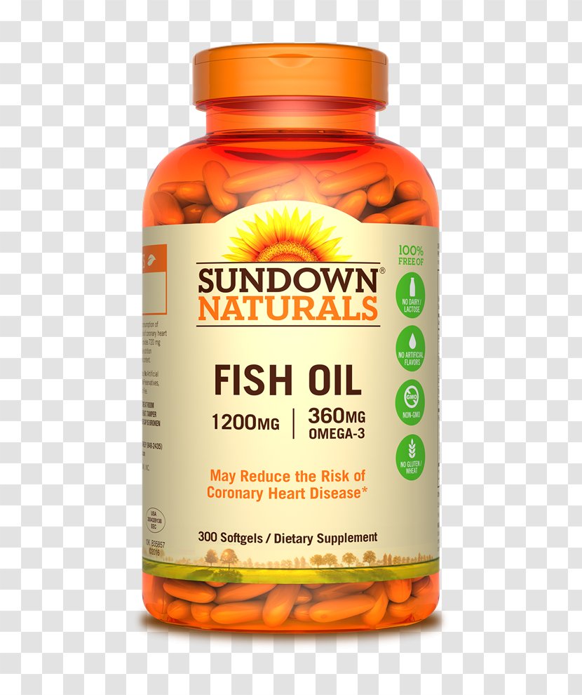 Dietary Supplement Fish Oil Omega-3 Fatty Acids Eicosapentaenoic Acid Docosahexaenoic - Softgel Transparent PNG