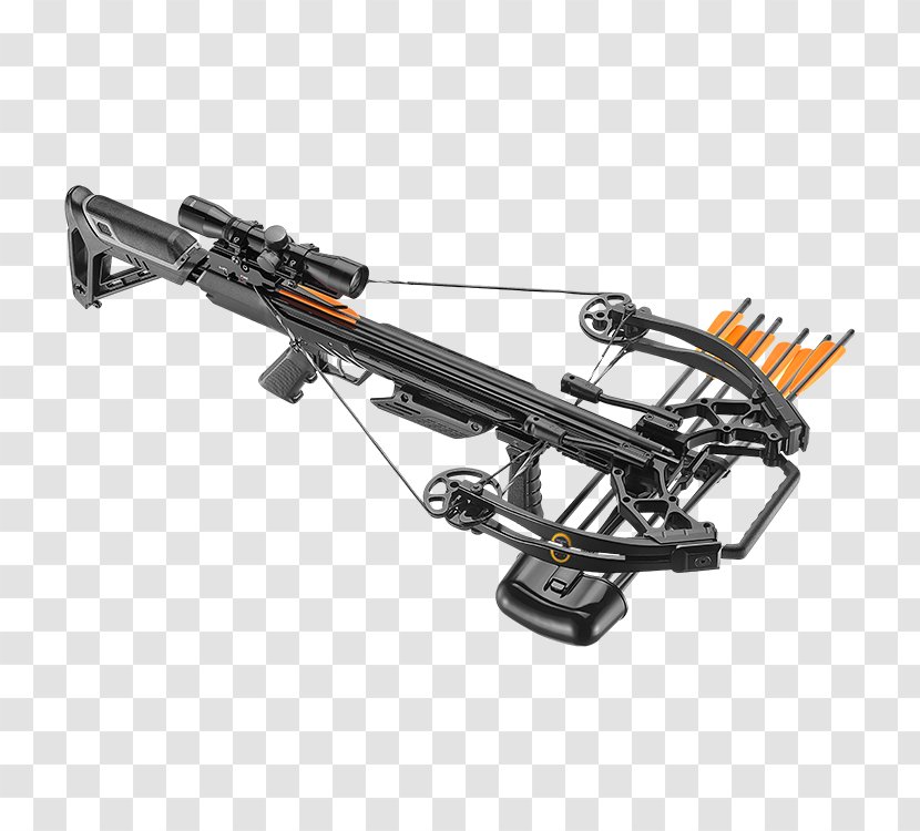 Crossbow Bolt Ballistics Air Gun Compound Bows - Silhouette - Bow And Arrow Transparent PNG