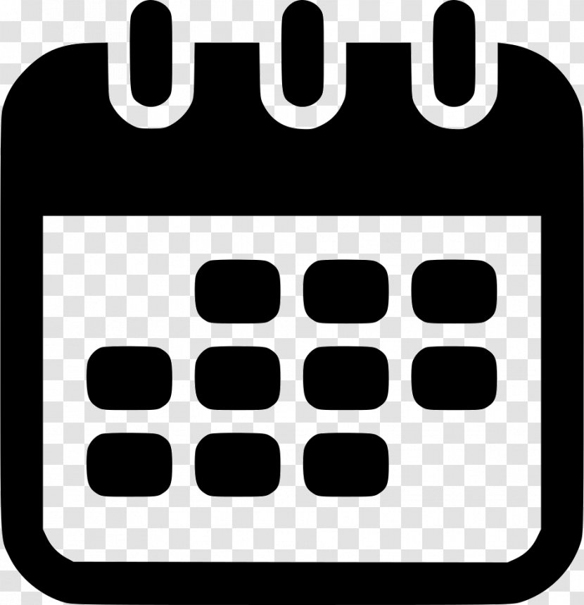 Calendar Date - Monochrome Transparent PNG