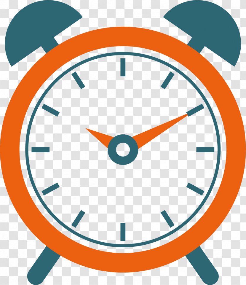 Alarm Clock Timer - Orange - Cartoon Icon Transparent PNG