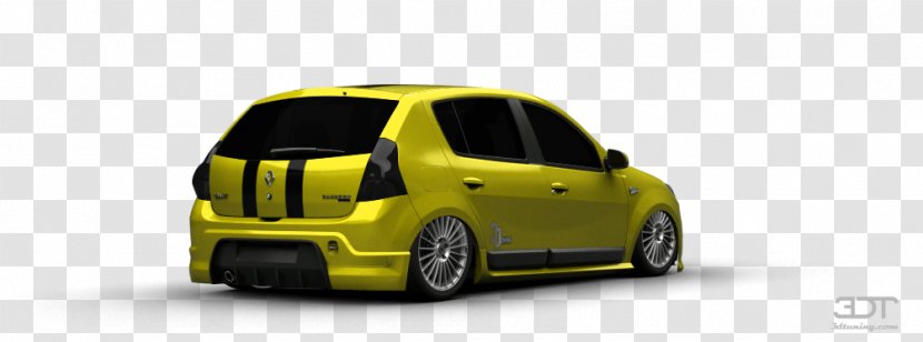 Bumper City Car Subcompact - Automotive Design - Renault Sandero Transparent PNG